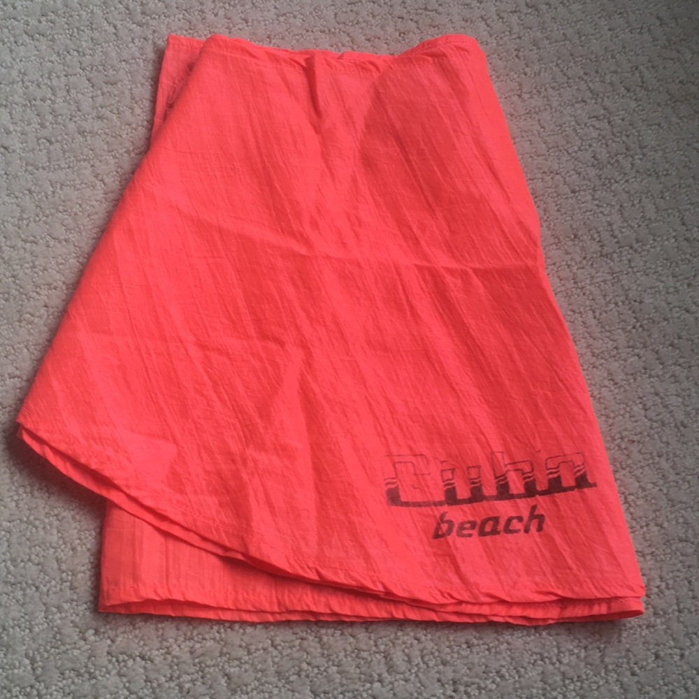 Sarong beachwear coverup